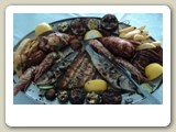 ποικιλια ψαριών σχάρας / mix grill fish